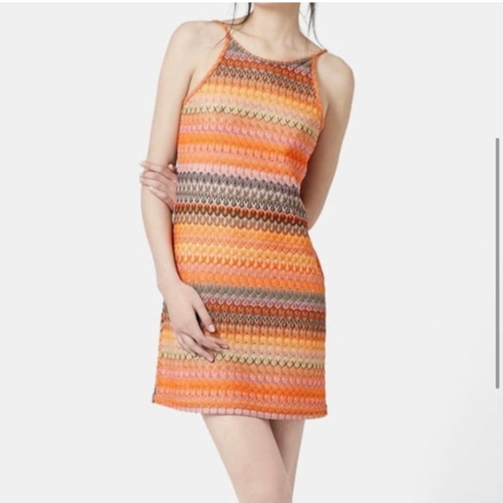 Topshop Crochet Lace Mini Dress